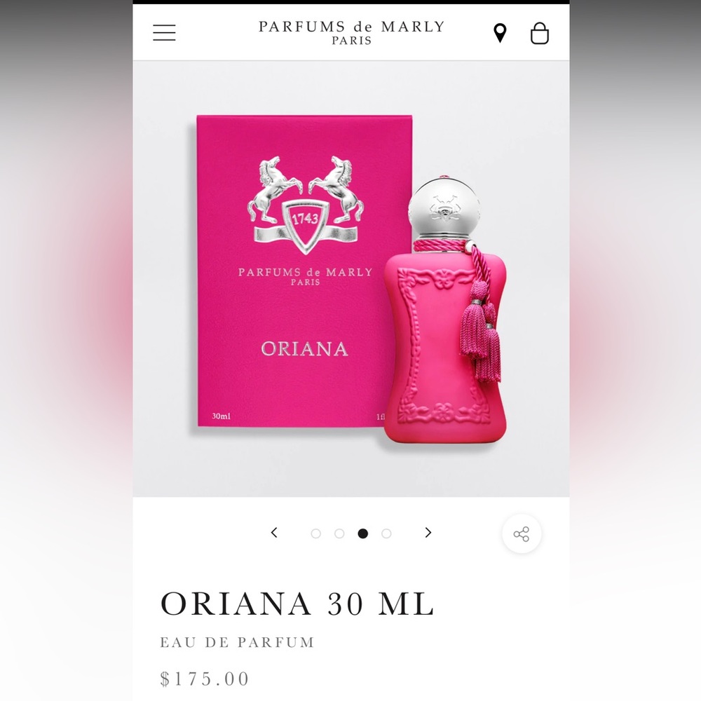 Brand new sealed authentic Oriana perfume by Perfumes de Marly 30 ml